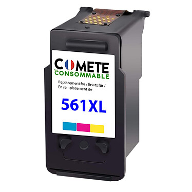 COMETE - 561XL - 1 cartouche compatible CANON CL561 XL CL-561 561XL - Couleur - Marque française