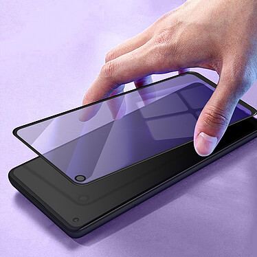 Avizar Protège écran pour Samsung Galaxy A21s Verre Trempé Anti-lumière Bleue Noir pas cher