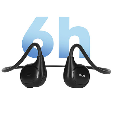 Avis Écouteurs Bluetooth Design ouvert Contour d'oreilles Autonomie 6H Noir
