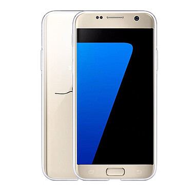 Avis LaCoqueFrançaise Coque Samsung Galaxy S7 360 intégrale transparente Motif Coeur Noir Amour Tendance