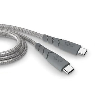 Force Power Câble Ultra-renforcé USB C/USB C 2m 3A Gris