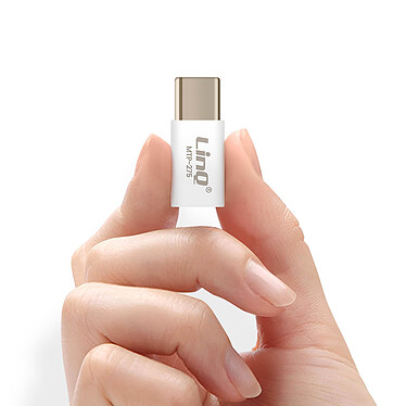 Acheter LinQ Adaptateur micro USB vers USB-C Blanc