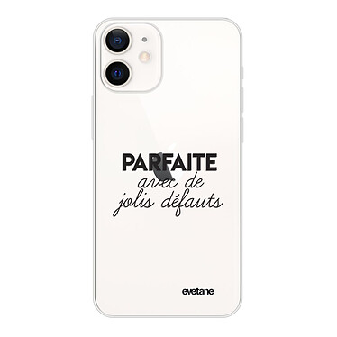 Evetane Coque iPhone 12 mini silicone transparente Motif Parfaite Avec De Jolis Défauts ultra resistant