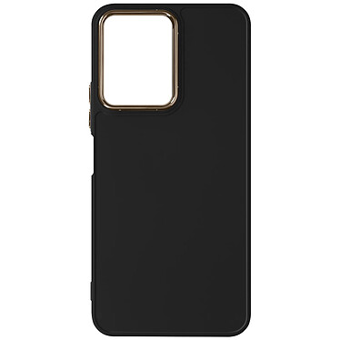 Avizar Coque pour Xiaomi Redmi 13C Rigide Contour Caméra Métallisé Noir