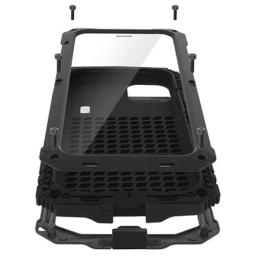 Avis Avizar Coque iPhone 11 Pro Max Aluminium Silicone Support Vidéo Tank Series Noir