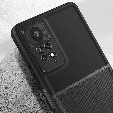 Avis Avizar Coque pour Xiaomi Redmi Note 11 Pro 5G rigide avec contour souple antichoc  Noir