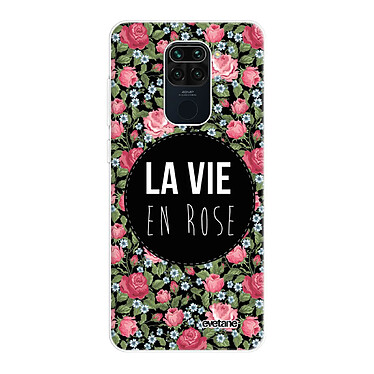 Evetane Coque Xiaomi Redmi Note 9 360 intégrale transparente Motif La Vie en Rose Tendance