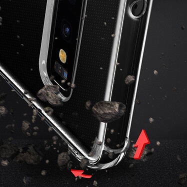 Avizar Pack Protection Samsung Galaxy S10 Coque Souple + Film Verre Trempé Transparent pas cher