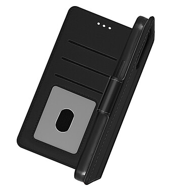 Avizar Housse iPhone 13 Mini Portefeuille Multi-compartiments Support Vidéo Noir