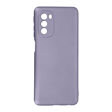 Avizar Coque Motorola Moto G51 5G Silicone Flexible Effet Métallisé Intérieur Doux  Violet