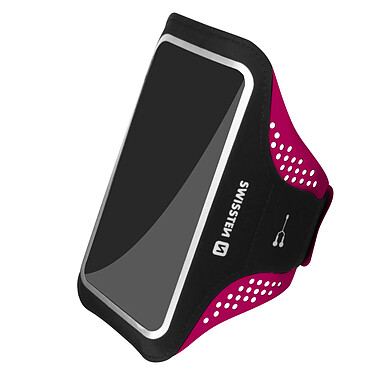 Swissten Brassard Sport Smartphone jusqu'à 7 pouces Pochette Waterproof  Fuchsia