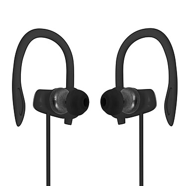 Écouteurs Sport Filaires Jack 3.5mm Intra-auriculaires Télécommande LinQ Noir