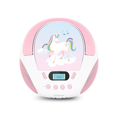 Avis Mooov 477407 - Lecteur CD MP3 Unicorn enfant avec port USB
