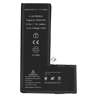 Clappio Batterie Decode PCB Version pour iPhone 11 Pro Max 3969mAh Noir