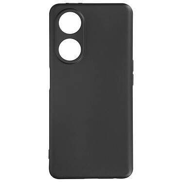 Avizar Coque pour Oppo A98 5G Silicone Souple Finition Soft Touch Mate  Noir