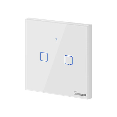 Avis Sonoff - Interrupteur mural intelligent Wifi 2 charges - SONOFF