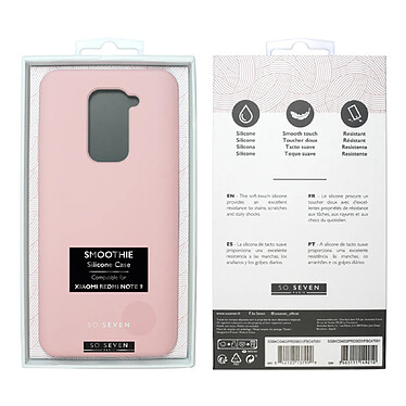 Avis So Seven Coque pour Xiaomi Redmi Note 9 SMOOTHIE Rose