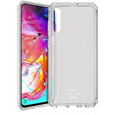 Itskins Coque pour Samsung Galaxy A70 Semi-rigide Spectrum Transparent