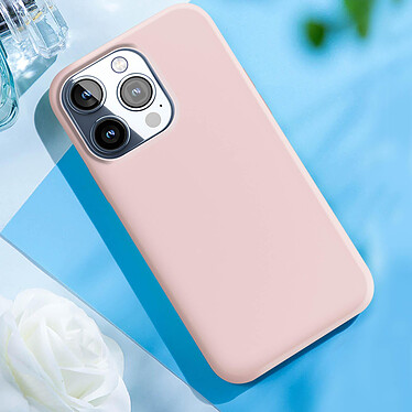 Avis Moxie Coque pour iPhone 15 Pro Max Semi-rigide Intérieur Microfibre Rose Poudré