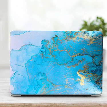 Acheter Avizar Coque MacBook Pro 13" Protection Rigide Ultra-Résistante Design Marbre - Bleu