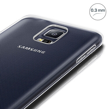 Avis Avizar Coque pour Samsung Galaxy S5 / S5 New Silicone Souple Ultra-Fin Transparent