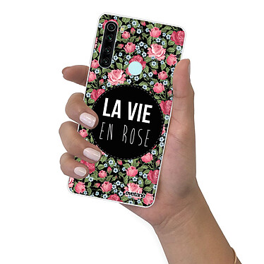 Evetane Coque Xiaomi Redmi Note 8 T 360 intégrale transparente Motif La Vie en Rose Tendance pas cher