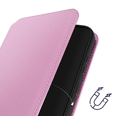 Avis Avizar Étui pour Samsung Galaxy S24 Clapet Double Poche Fonction Support Rose Poudré