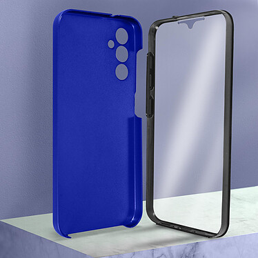 Avizar Coque Intégrale pour Samsung Galaxy A34 5G Arrière Rigide Bleu et Avant Souple Transparent pas cher