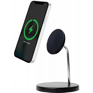 BigBen Connected Double Chargeur induction Compatible MagSafe 15W Stand Noir