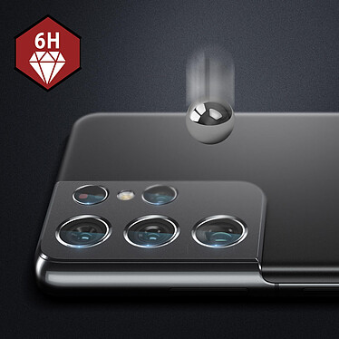 3mk Pack 4 Films Caméra pour Samsung Galaxy S21 Ultra FlexibleGlass  Transparent pas cher