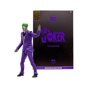 Acheter Batman & The Joker: The Deadly Duo DC Multiverse - Figurine The Joker (Gold Label) 18 cm