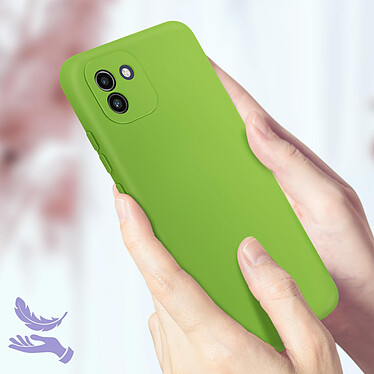 Acheter Avizar Coque pour Samsung Galaxy A03 Silicone Semi-rigide Finition Soft-touch Fine  vert