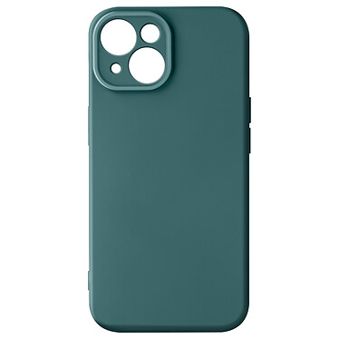 Avizar Coque Silicone pour iPhone 15 Plus Caméra Protégée Doux au Toucher  Vert Foncé