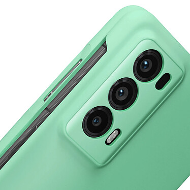 Avizar Coque pour Honor Magic V2 Rigide Fin Soft Touch Caméra Protégée Vert Pâle pas cher