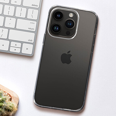 Acheter Avizar Coque pour iPhone 14 Pro Max Silicone Gel Souple Flexible Ultra-fine 0.3mm  Transparent