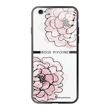 LaCoqueFrançaise Coque iPhone 6/6S Coque Soft Touch Glossy Rose Pivoine Design