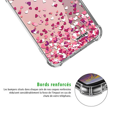 Acheter Evetane Coque Huawei P20 Lite anti-choc souple angles renforcés transparente Motif Confettis De Coeur