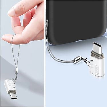 Acheter XO Adaptateur Micro-USB Femelle vers USB C Mâle Design Ultra-compact Blanc