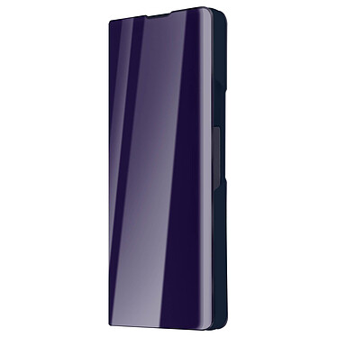 Avizar Étui Clear View pour Samsung Galaxy Z Fold 5 Clapet Miroir Fonction Support  Violet