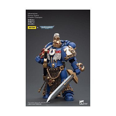 Acheter Warhammer 40k - Figurine 1/18 Ultramarines Honour Guard Chapter Champion 12 cm