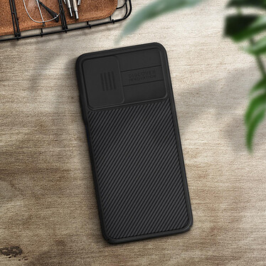 Avis Nillkin Coque pour Xiaomi Redmi 9T / Poco M3 Cache Caméra Finition Striée CamShield Pro  Noir