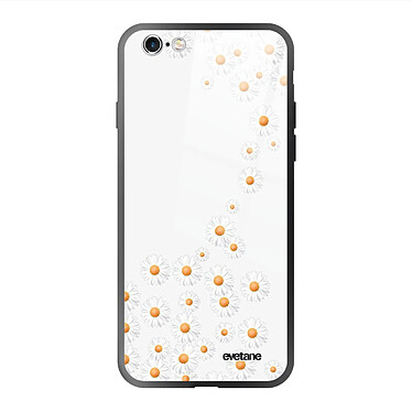 Evetane Coque iPhone 6/6s Coque Soft Touch Glossy Marguerite Design