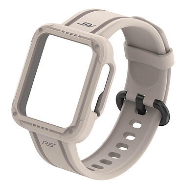 Avizar Bracelet pour Xiaomi Redmi Watch 2 Lite / Watch Lite / Redmi Watch 2 / Redmi Watch Silicone Bumper Ajustable  beige