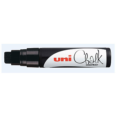 UNI-BALL Marqueur craie pointe rectangulaire extra-large CHALK Marker PWE17K 15mm Noir x 5