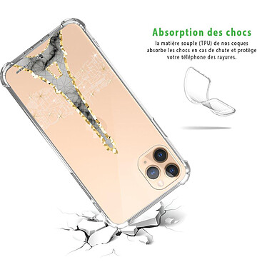 Avis LaCoqueFrançaise Coque iPhone 11 Pro Max anti-choc souple angles renforcés transparente Motif Illumination de paris