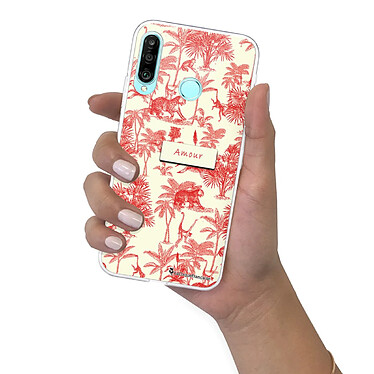 LaCoqueFrançaise Coque Huawei P30 Lite/ P30 Lite XL 360 intégrale transparente Motif Botanic Amour Tendance pas cher