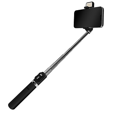 LinQ Perche Selfie Bluetooth avec fonction Trépied Télécommande sans fil  Noir