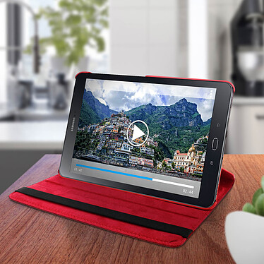 Avis Avizar Housse Samsung Galaxy Tab S2 9.7 Etui Ajustable Support Orientable 360° Rouge