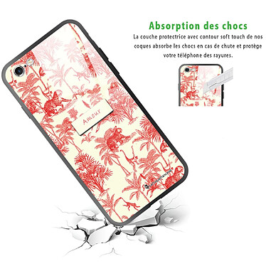 Avis LaCoqueFrançaise Coque iPhone 6/6S Coque Soft Touch Glossy Botanic Amour Design