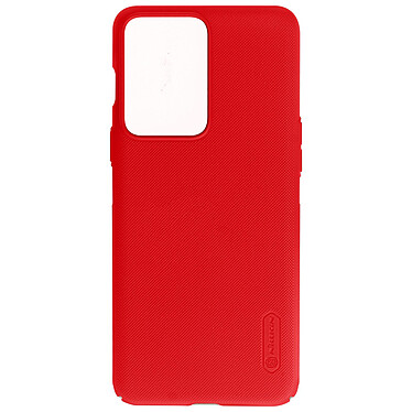 Nillkin Coque pour OnePlus Nord 2T 5G Rigide Finition Mate  Super Frosted Shield rouge